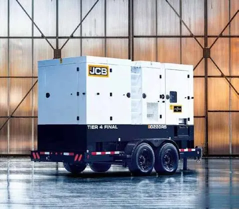 Trailer-mounted JCB generator